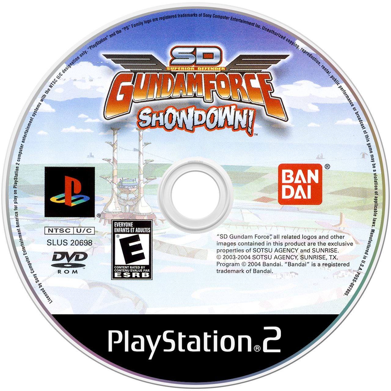 SD Gundam Force Showdown media 4 for Playstation 2